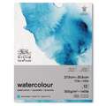 WINSOR & NEWTON™ | Classic aquarelpapier, blok van 12 vellen bovenaan gelijmd, 27,9 cm x 35,6 cm - 300 g/m², 300 g/m², 1. Blok met 12 vel — kopsgelijmd
