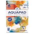 Clairefontaine | GOLDLINE® AQUAPAD® aquarelblok — kopsgelijmd, A5, 14,8 cm x 21 cm, 70 vel, 300 g/m²