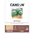 Bloc Mi-teintes Canson, 24 cm x 32 cm, Bloc collé 1 côté, 160 g/m²