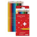 Étuis de crayons permanents SwissColor Caran d'Ache, 12 crayons
