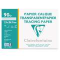 Clairefontaine Transparantpapier 90-95 gr/m², A4, 21 cm x 29,7 cm, A4 - 21 x 29,7 cm - 12 vellen, 90 g/m², vel, pak