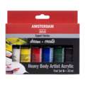 Royal Talens | AMSTERDAM Expert Series — Introset II, 6 kleuren, 6 x tube 20 ml