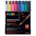 Posca PC1MR Marker Set, 0,7 mm, punt met metalen fitting
