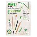 Paint On recycled papier Clairefontaine, blok (eenzijdig gelijmd), A4, 21 cm x 29,7 cm, 250 g/m², 1. Blok met 30 vel