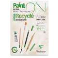 Paint On recycled papier Clairefontaine, blok (eenzijdig gelijmd), A2, 42 cm x 59,4 cm, 250 g/m², 1. Blok met 30 vel