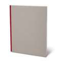 KUNST & PAPIER | Projekt schets- en tekenboek, linnenstrepen rood, formaat portret, A4, 144 vel, 100 grams, schetsboek