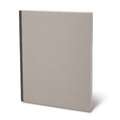 Cahier pour esquisses et ébauches K & P, 14,8 x 21 cm (A5) Portrait - 100 g/m² - 144 pages, Bande de lin grise, Carnet à esquisses