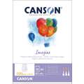 CANSON® Aquareblok Imagine, fine korrel, A3, blok (eenzijdig gelijmd)