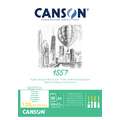 Canson 1557 schetsblok 120gr, blok (eenzijdig gelijmd) 50 vellen, 120 g/m², 14,8 cm x 21 cm