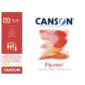 CANSON® | Figueras® olieverfpapier — blokken (vierzijdig gelijmd), 24 cm x 33 cm, 290 g/m², gestructureerd, blok (vierzijdig gelijmd)