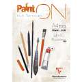 Clairefontaine | Paint ON Blanc — multi-papier, (A4) 21,0 cm x 29,7 cm, 250 g/m², 2. Blok (kopsgelijmd) met 40 vel