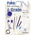 Clairefontaine | Paint ON à Grain — multi-papier, (A4) 21,0 cm x 29,7 cm, 250 g/m², 2. Blok (kopsgelijmd) met 20 vel