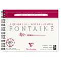 Clairefontaine FONTAINE spiraalblok, fijne korrel, 18 cm x 24 cm, 300 g/m², fijn, blok, spiraalgebonden