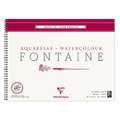 Clairefontaine FONTAINE spiraalblok, fijne korrel, 30 cm x 40 cm, 300 g/m², fijn, blok, spiraalgebonden