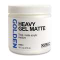 GOLDEN® | Heavy gel medium, pot 473 ml, 2. Matte = mat