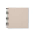 KUNST & PAPIER Spiraal schetsboek, vierkant 21 x 21cm, 130 g/m², ruw