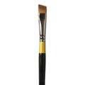 DALER-ROWNEY | System3 serie 57 penseel ○ plat & afgeschuind ○ korte steel — synthetisch haar, 1/2