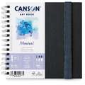Carnet aquarelle Art Book Montval Canson, 20 cm x 20 cm, 300 g/m², Fin, Bloc spiralé