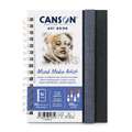 Carnet multitechnique Art Book Mixed Media Artist Canson, A5, 14,8 cm x 21 cm, Fin, 300 g/m²