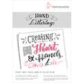 Hahnemühle Hand Lettering Block, A5, 14,8 cm x 21 cm, 170 g/m², satiné, blok (eenzijdig gelijmd) 25 vellen