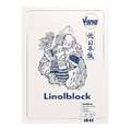 Vang Linolblock linoleum papier, 23 cm x 31 cm, blok (eenzijdig gelijmd) 20 vellen, 45 g/m²