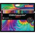 Set aquarelpotloden Stabilo® aquacolor Arty, 36 kleurpotloden, set