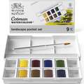 WINSOR & NEWTON™ | Cotman™ aquarelverf — 8-pocketsets, Landschap, set