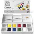 WINSOR & NEWTON™ | Cotman™ aquarelverf — 8-pocketsets, Bloemen, set