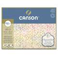 CANSON® | Aquarelle aquarelpapier — grain fin = fijngekorreld, 31 cm x 41 cm, fijn, 300 g/m², 1. Blok (4-zijdig gelijmd) met 20 vel