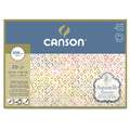 CANSON® | Aquarelle aquarelpapier — grain fin = fijngekorreld, 36 cm x 50 cm, fijn, 300 g/m², 1. Blok (4-zijdig gelijmd) met 20 vel