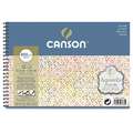 Papier aquarelle 300 g/m² Canson, 12,5 cm x 18 cm, Fin, 300 g/m², 2. Bloc spiralé - 12 feuilles