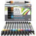 WINSOR & NEWTON™ | Promarker Watercolour™ — se ○, Landscape, set met 12 markers