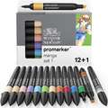 Set van 12 markers Promarker™ + 1 blender, Manga 1