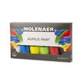 MOLENAER acrylverf — 6-sets, 6 x 75 ml, set