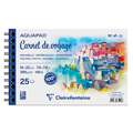Clairefontaine | AQUAPAD® aquarelpapier — reisboekje, 14 cm x 22 cm, 300 g/m², fijn, 2. Blok met 25 vel