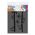 QBIX | Image stencil, Flora N° 7: Bamboo — (A4) 21 cm x 29,7 cm, A4, 21 cm x 29,7 cm