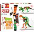 Sets Marabru KiDS Paint & Puzzle, Dinosaures, Set