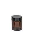 GLOREX | Glazen pot — bruin, 30 ml