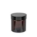 GLOREX | Glazen pot — bruin, 60 ml