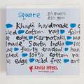 KHADI PAPERS | Aquarelpapier ○ handgeschept — losse vellen & pakken, 30 cm x 30 cm, pak van 20 stuks, mittelrau, 320 g/m²