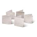 KHADI PAPERS | SQUARE CARD & ENVELOPE PACK ○ handgeschept — 5 + 5-sets, 8 cm x 8 cm x 5 cm, 210 g/m², mittelrau