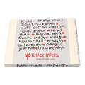KHADI PAPERS | BLOCK BOOK aquarelboekje ○ handgeschept — genaaid gebrocheerd, 21 cm x 25 cm, ruw, 21 cm x 25 cm, 210 g/m²