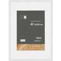nielsen® | Skava wissellijst — grenenhout ○ incl. passe-partout, Wit, (A2) 42 cm x 59,4 cm — uitsnede passe-partout 29,7 cm x 42 cm
