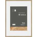 nielsen® | Skava wissellijst — grenenhout ○ incl. passe-partout, Eiken naturel, (A2) 42 cm x 59,4 cm — uitsnede passe-partout 29,7 cm x 42 cm