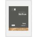nielsen® | Skava wissellijst — grenenhout ○ incl. passe-partout, Wit, 50 cm x 70 cm — uitsnede passe-partout 40 cm x 50 cm