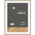 nielsen® | Skava wissellijst — grenenhout ○ incl. passe-partout, Eiken naturel, 60 cm x 80 cm — uitsnede passe-partout 50 cm x 70 cm