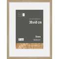 nielsen® | Skava wissellijst — grenenhout ○ incl. passe-partout, Eiken naturel, 30 cm x 40 cm — uitsnede passe-partout 21 cm x 29,7 cm