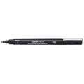 UNI-BALL Pin Pen —- technische tekenpen, brush tip, 0,03 mm, 3. Zwart