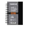 Book à spirale Canson One, 10,2 cm x 15,2 cm, Fin, 100 g/m², Bloc spiralé