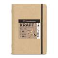 Clairefontaine | KRAFT schetsboek — geniet, A5, 14,8 cm x 21 cm, schetsboek, 115 g/m²